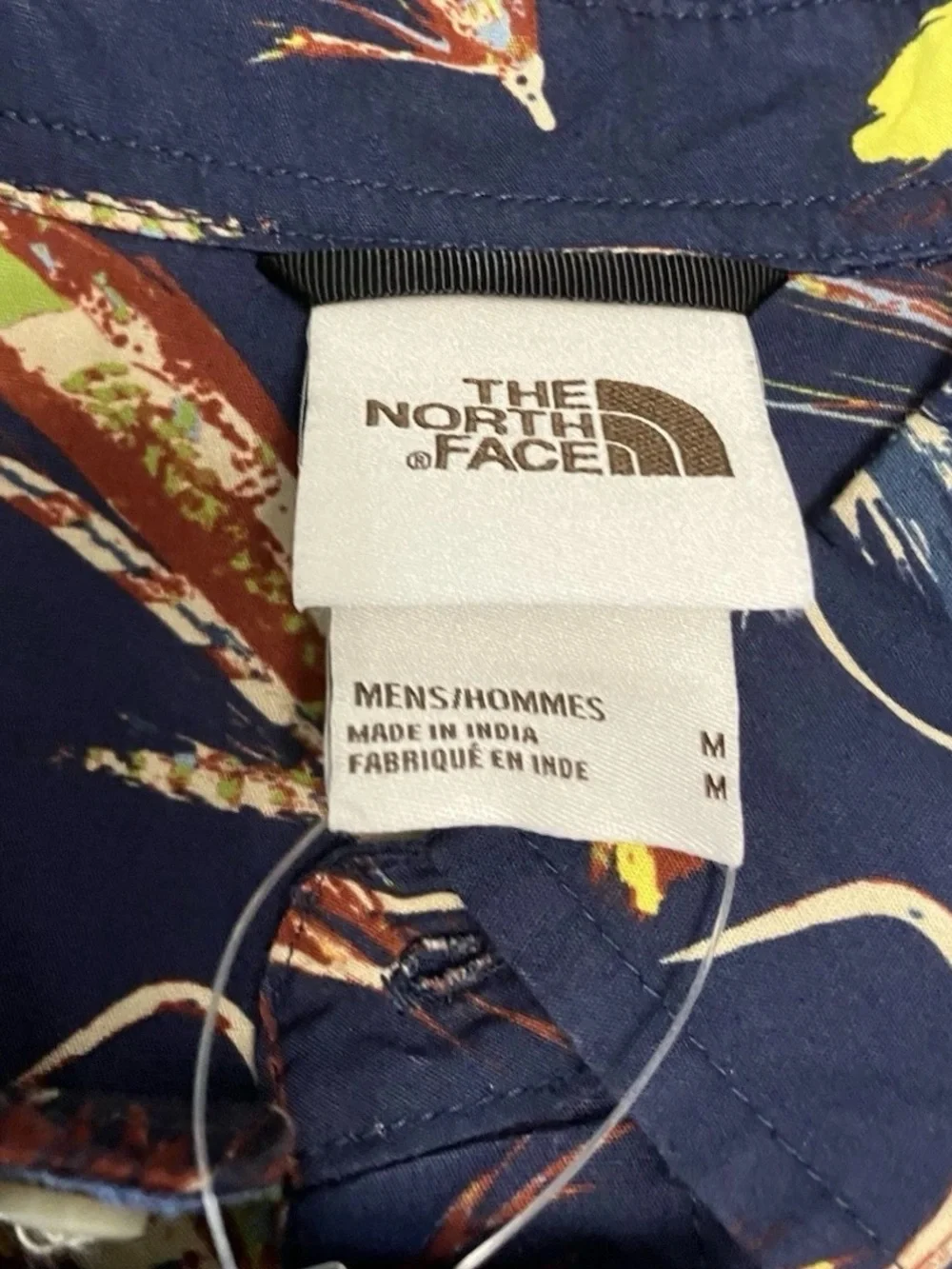 The North Face Baytrail Shirt Men’s Medium Summit Navy Fly Fishing Button Up NWT